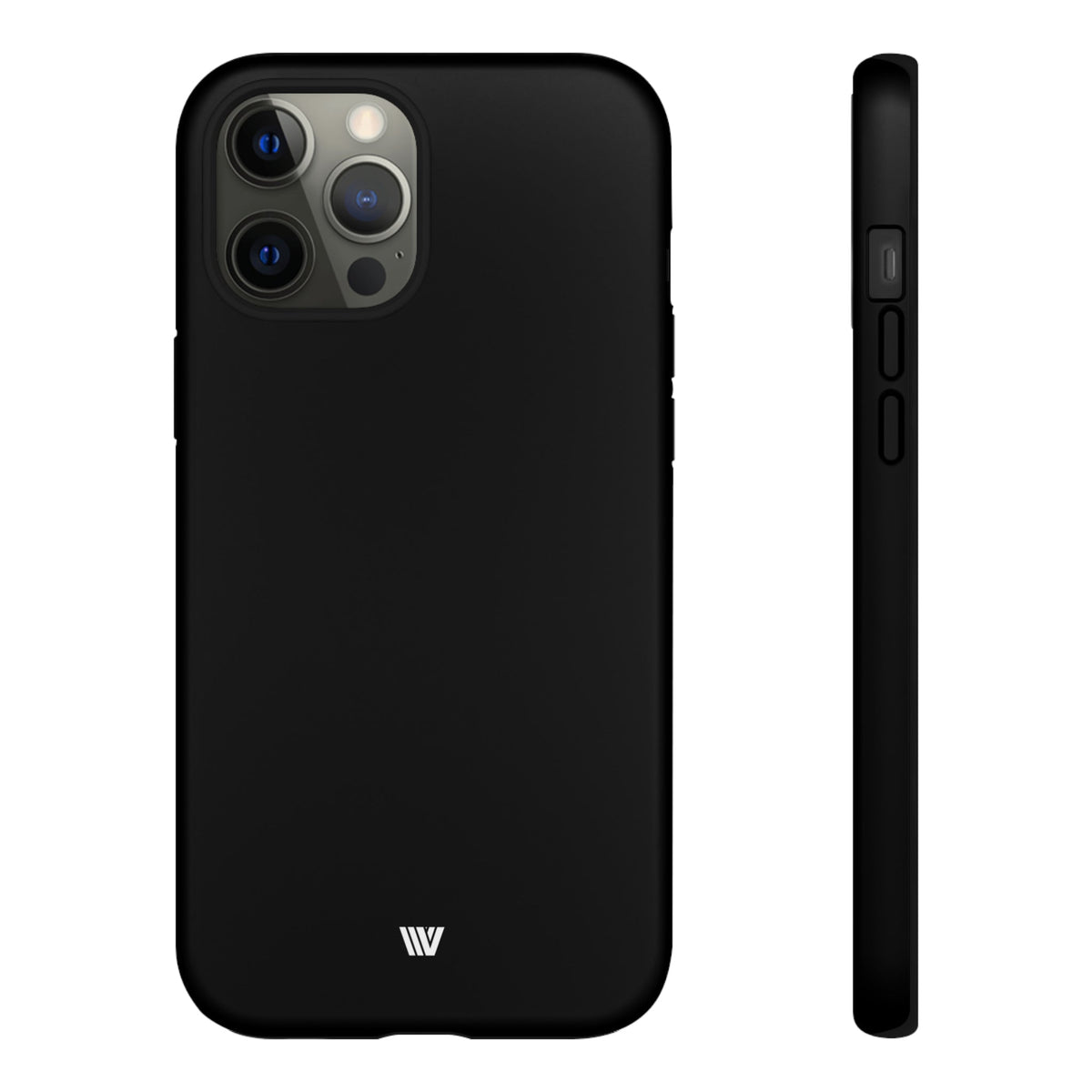 Tough Phone Case Impact Resistant Dual-Layer JET BLACK