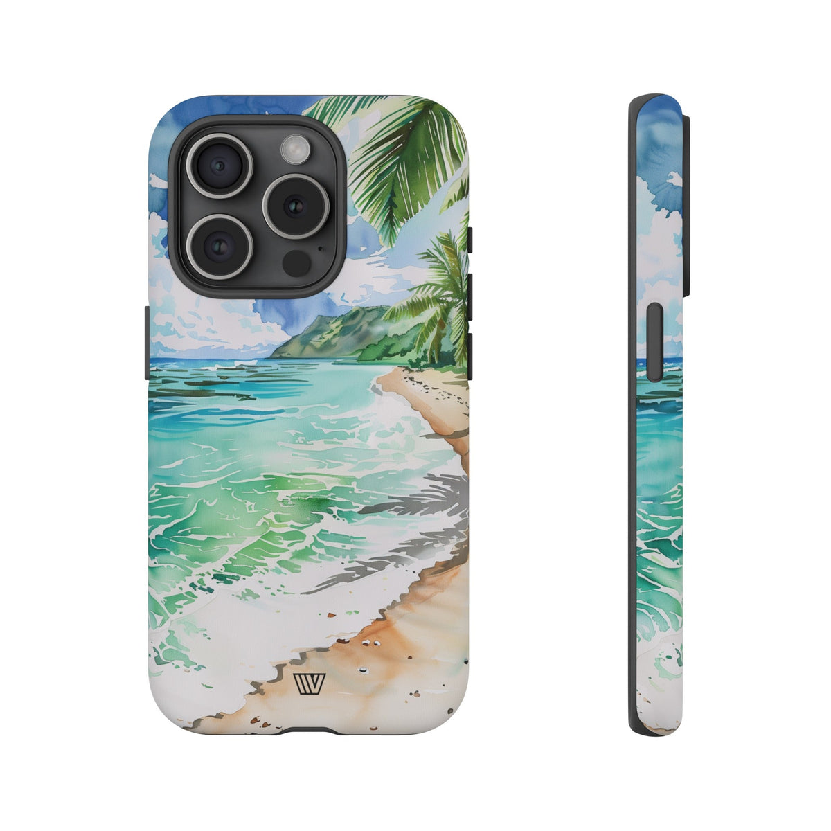 Watercolor Beach Tough Phone Case