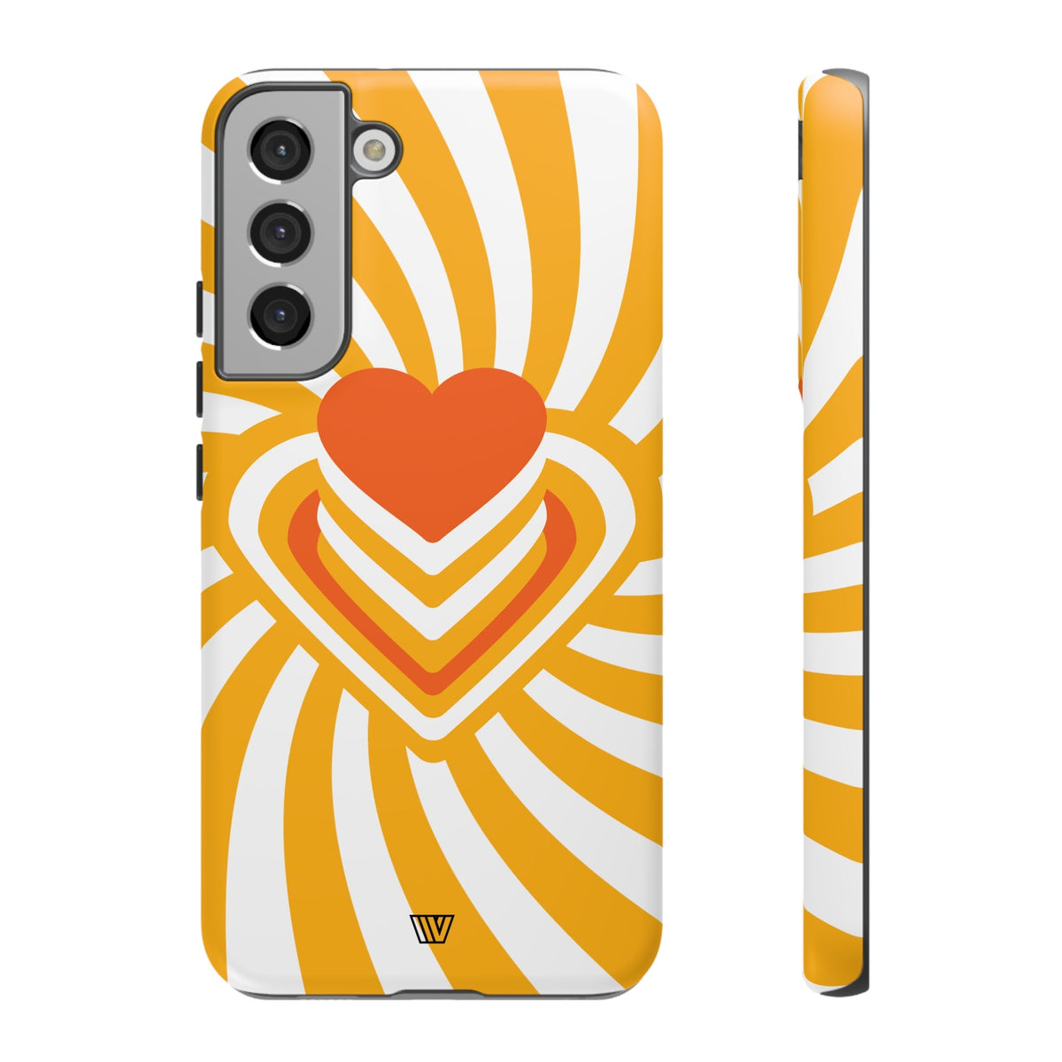 Tough Impact-Resistant Phone Case HEART RAY STACK