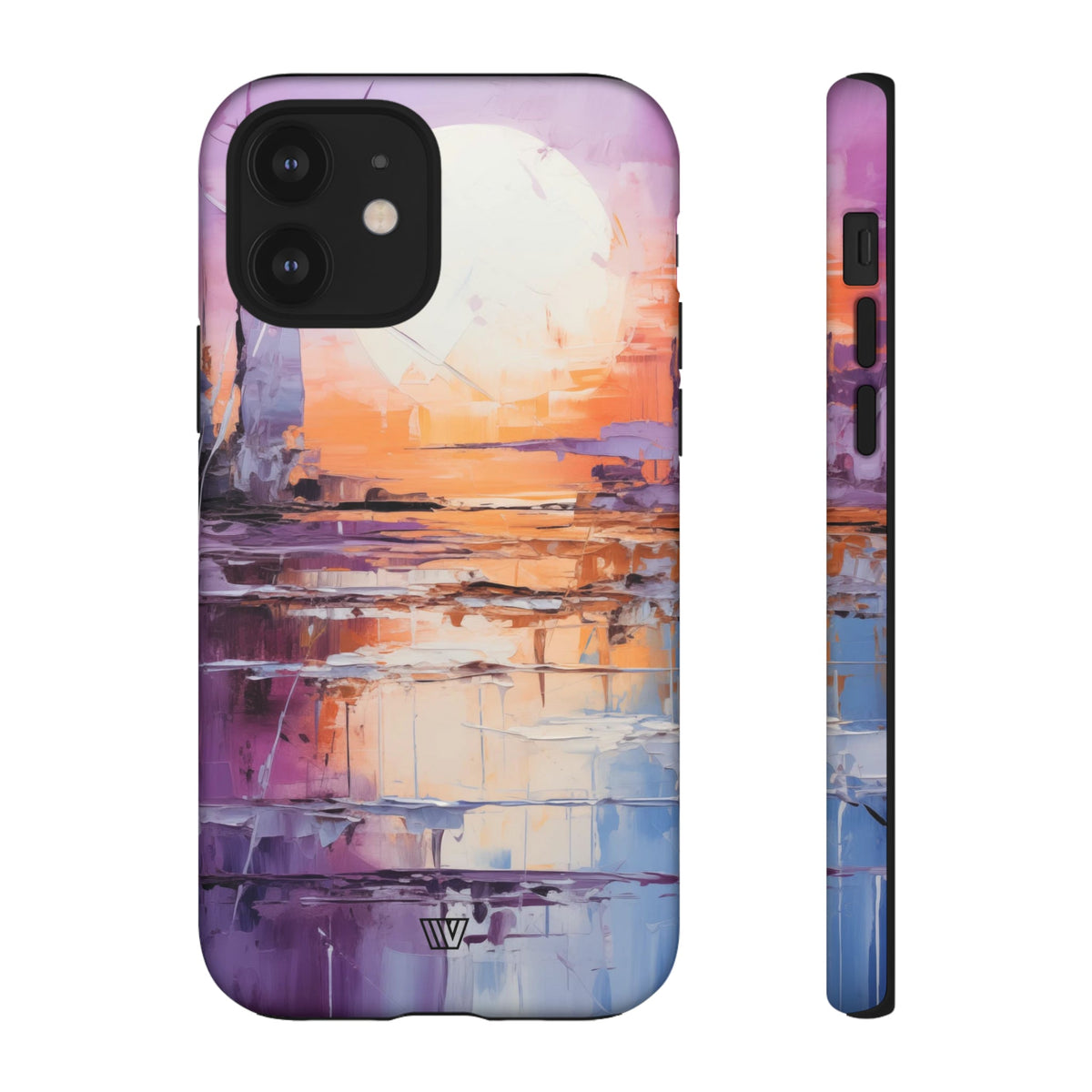 Acrylic Sunset Tough Phone Case Dual-Layer Protection