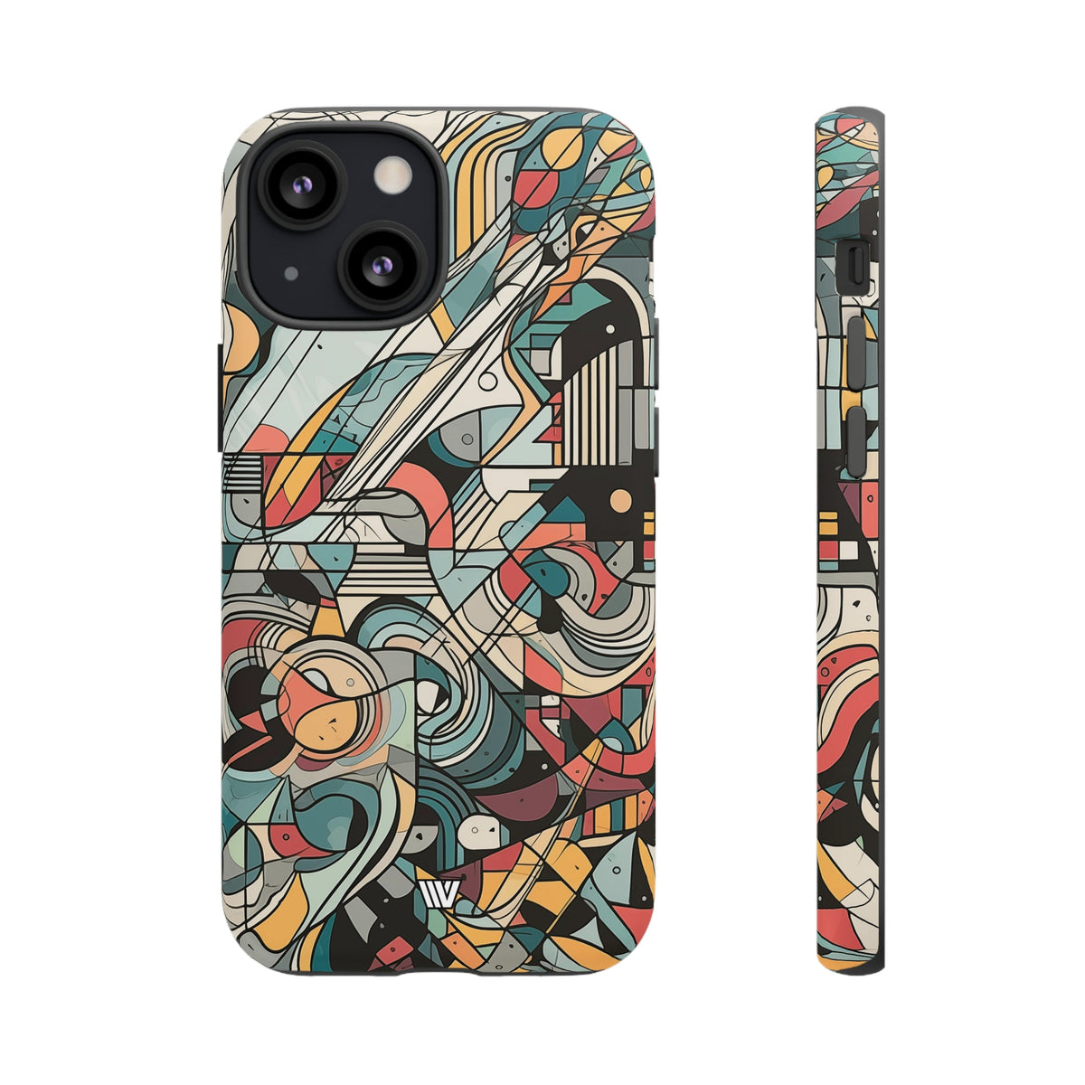 Abstract Doodle #2 Impact-Resistant Tough Phone Case