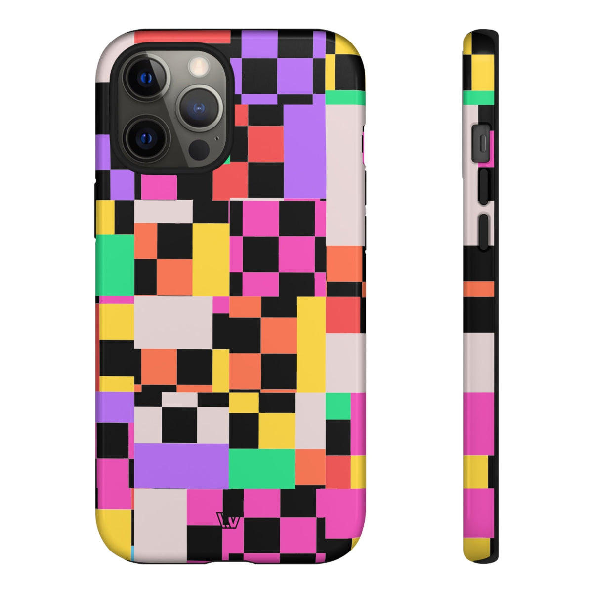 Mashed Up Checkerboard Tough Phone Case