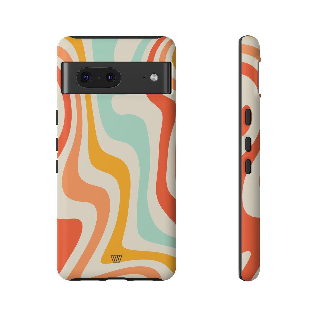 Retro Groovy Swirls Tough Phone Case