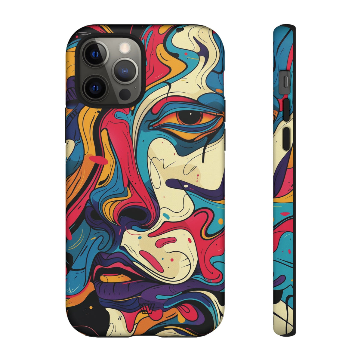 Tough Impact Resistant Phone Case ABSTRACT GAZE