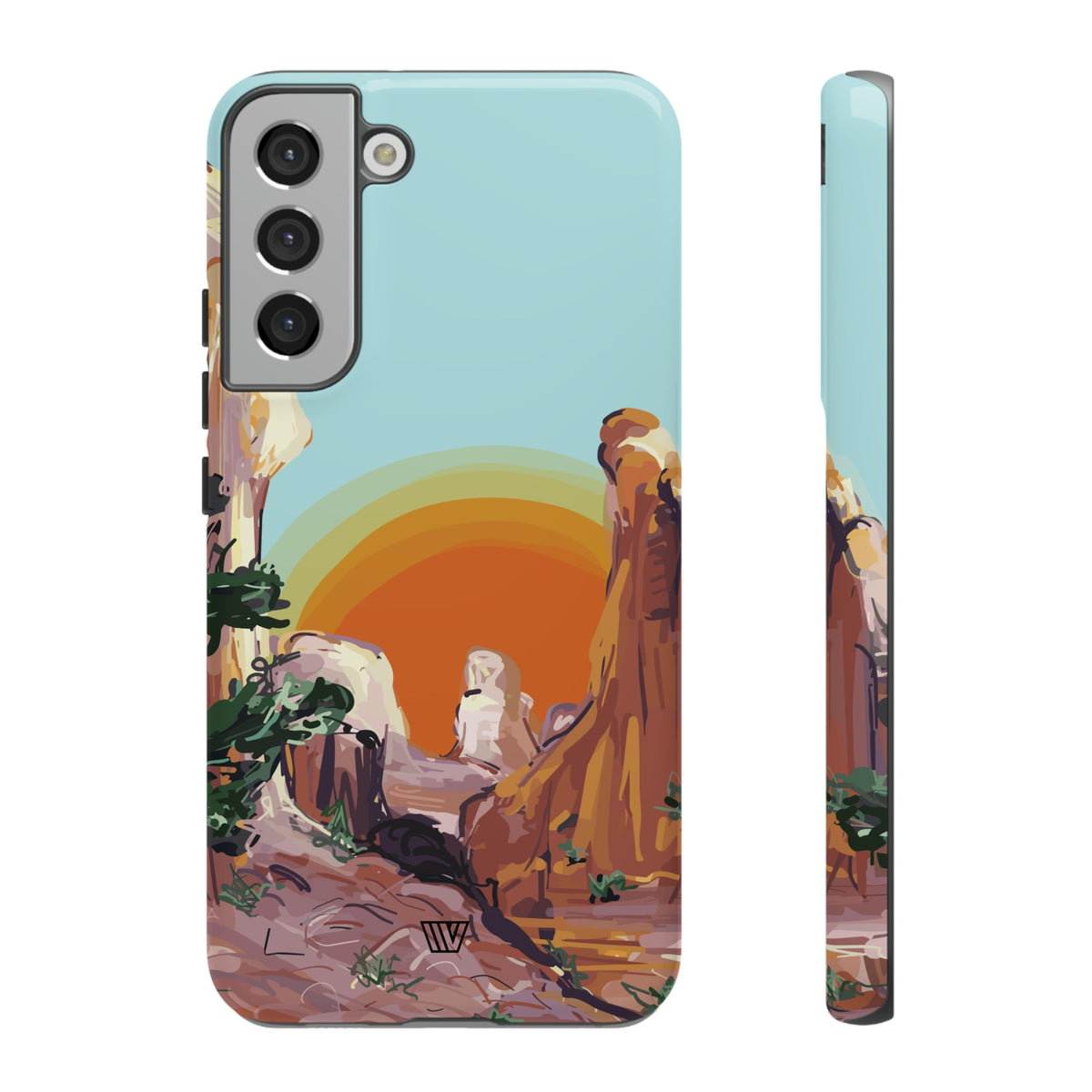 Tough Phone Case 8ft Drop Tested DESERT SUNRISE TROVVVE X EARTH FORMATIONS