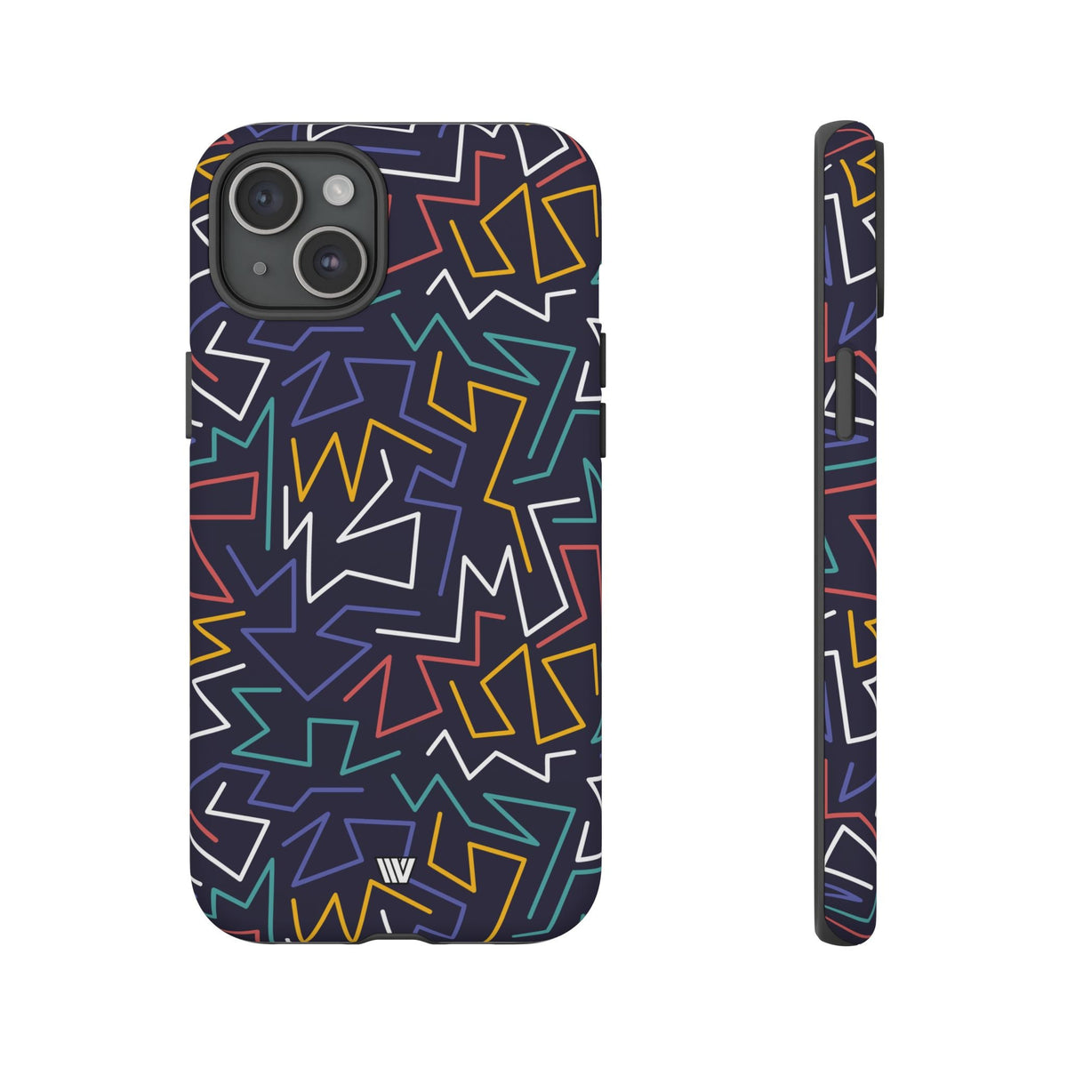 Tough Impact Resistant Phone Case ZIGZAG NIGHT