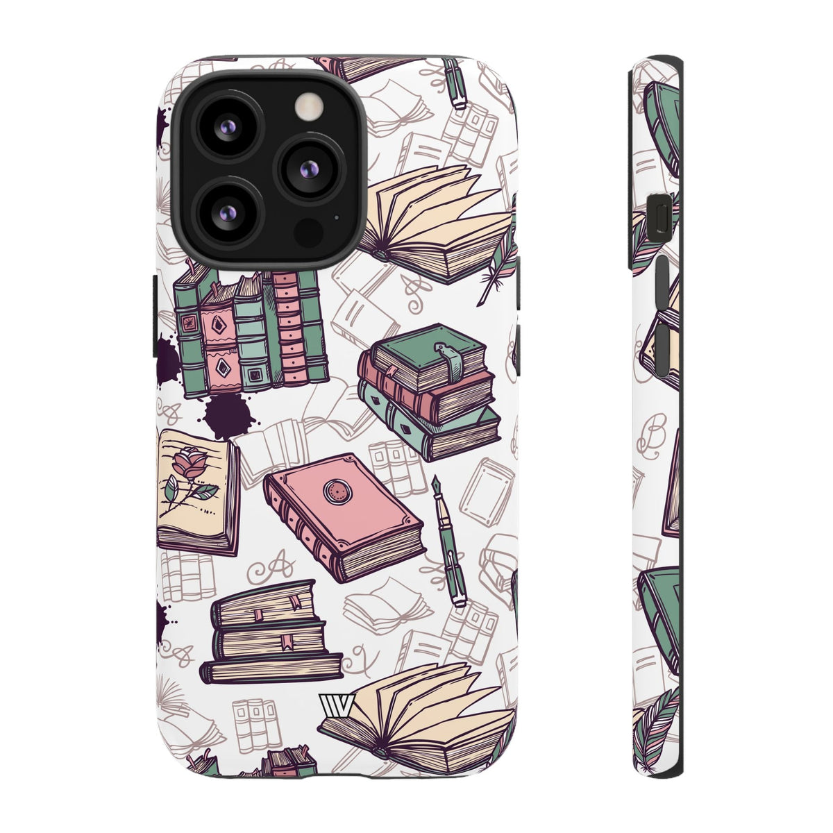 Tough Phone Case Impact Resistant Dual-layer Protective - BOOK LOVER