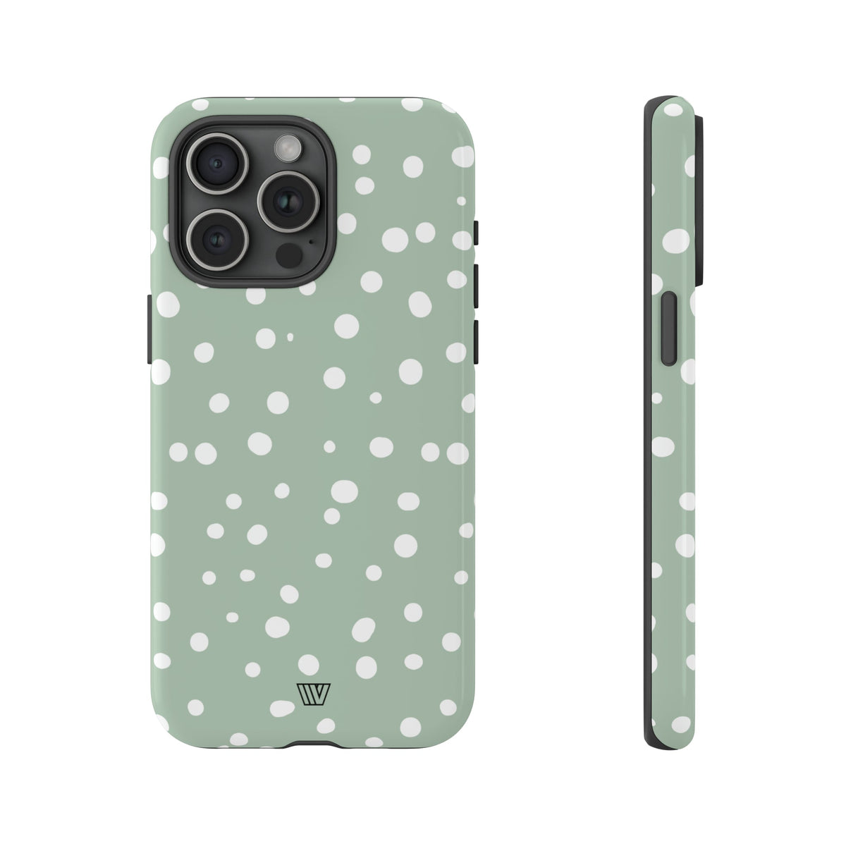 Pastel Green Dots Tough Phone Case