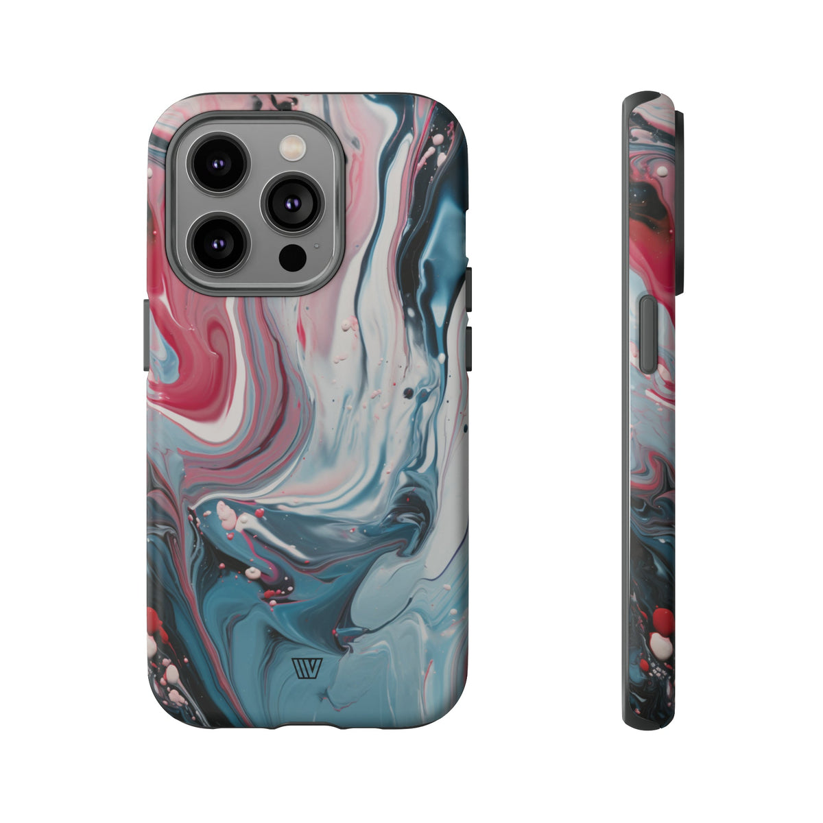 Blue Pastel Swirl Tough Phone Case