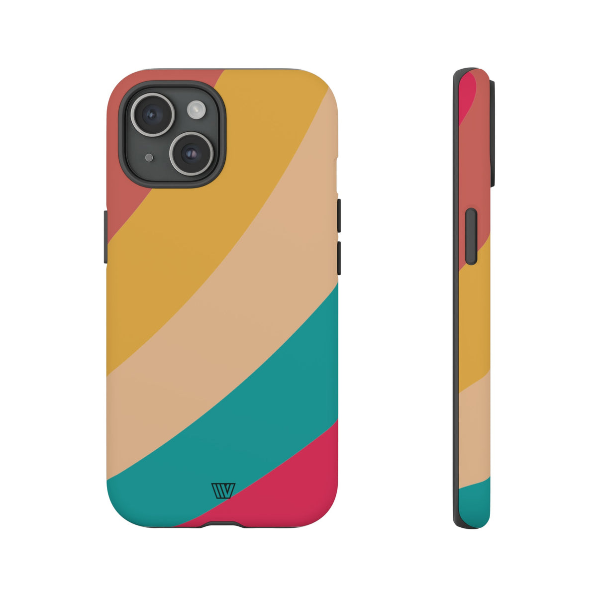 Rainbow Tough Phone Case Durable Impact-Resistant Shell SUMMER BY THE SEA