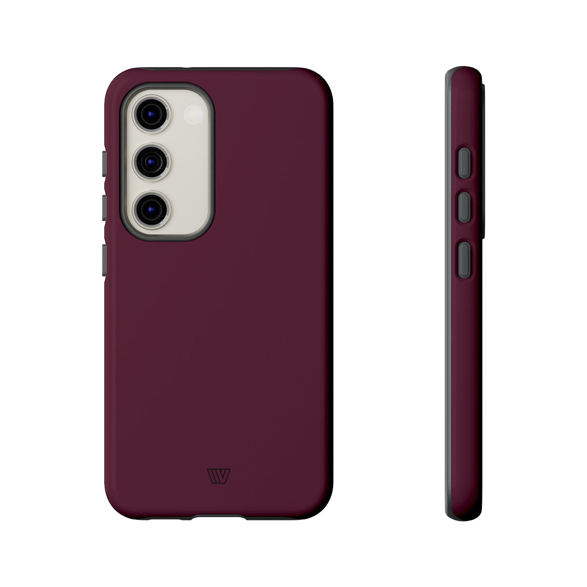 Tough Phone Case Wine Berry Protective Dual-Layer Polycarbonate Shell