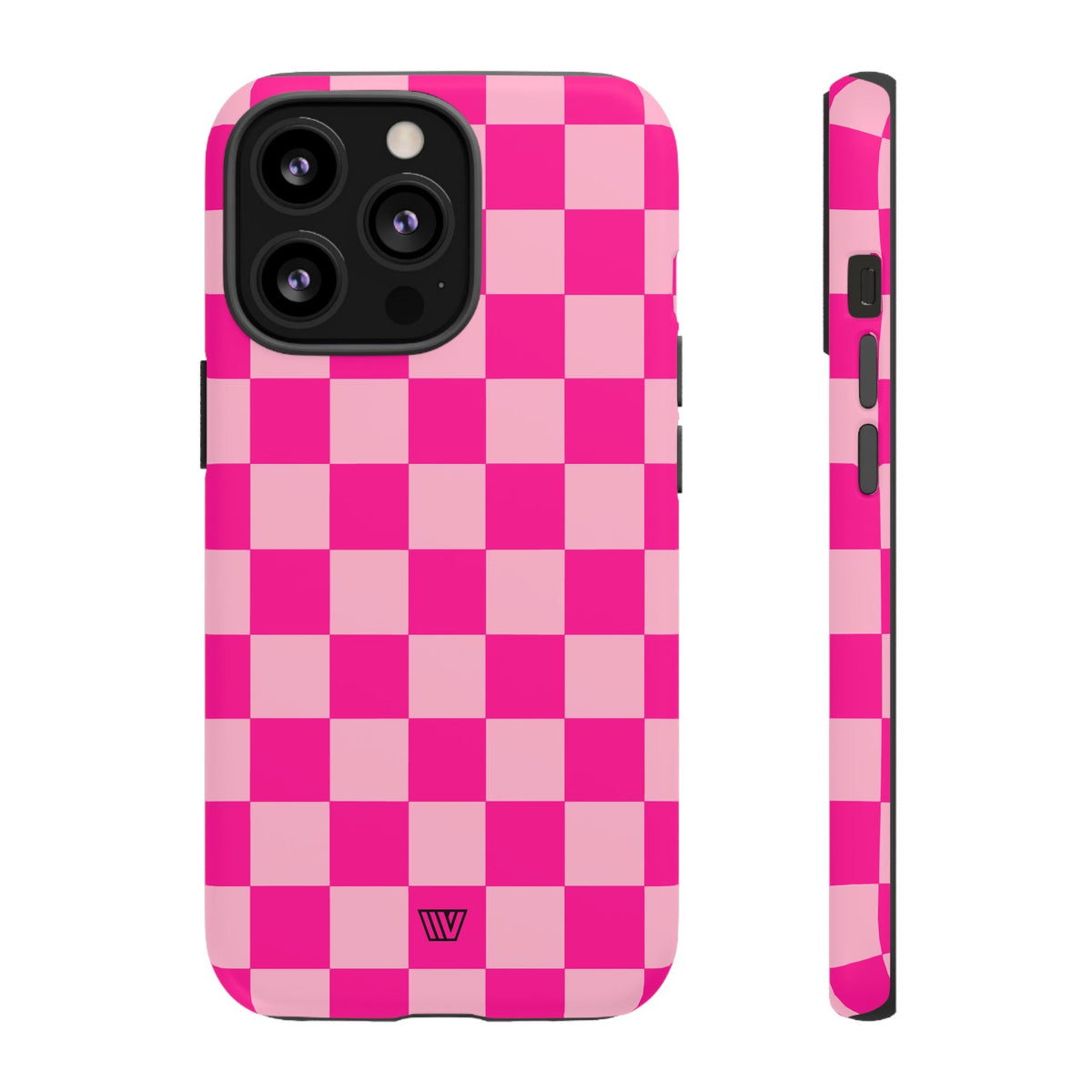 Hot Pink Checkerboard Tough Phone Case Trovvve