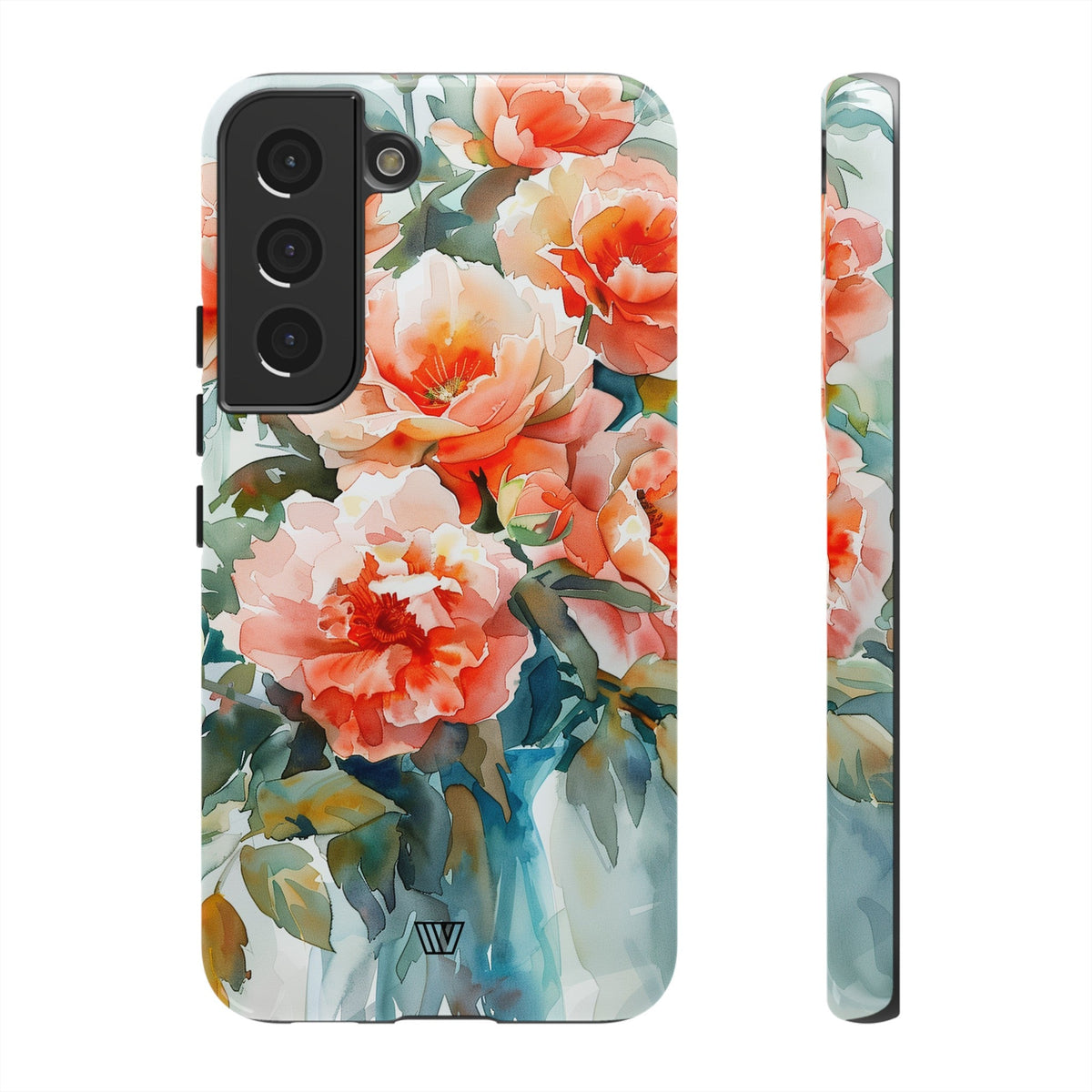 Tough Phone Case Dual-Layer Impact Resistant PEONY DREAMS