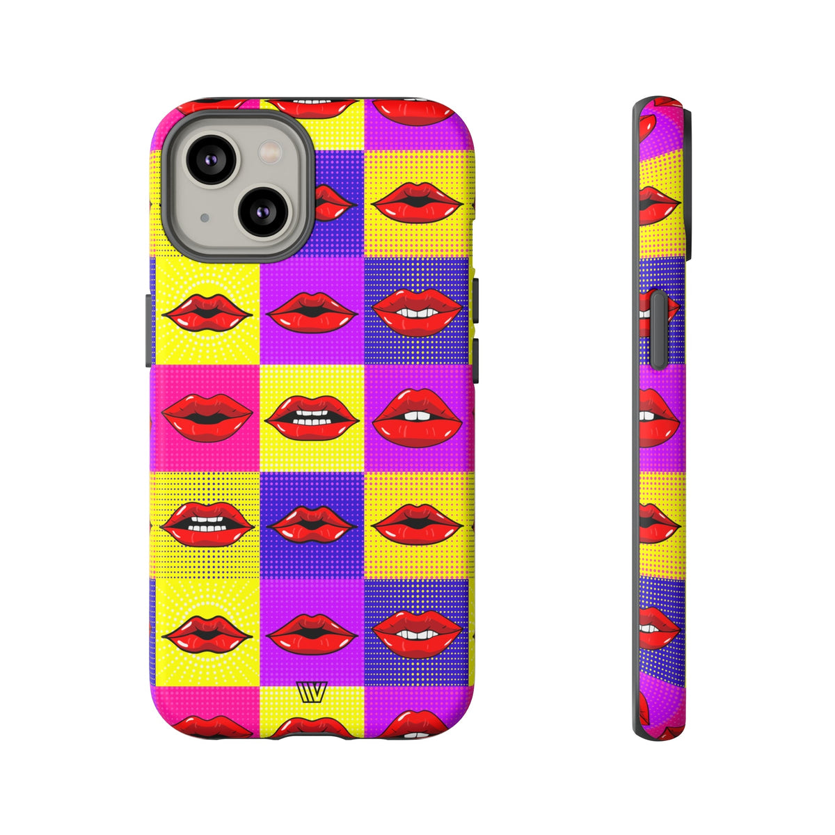 Tough Phone Case Dual-layer Protection POP ART LIPS