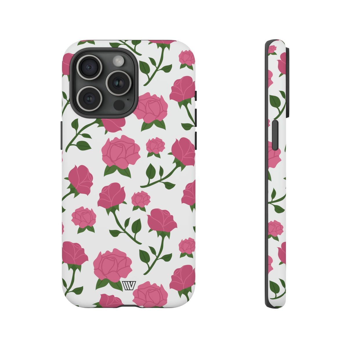 Pink Roses Tough Phone Case Dual-Layer Protective Trovvve