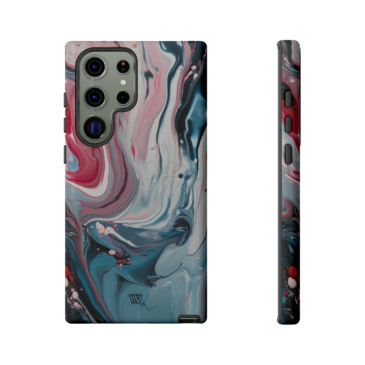 Blue Pastel Swirl Tough Phone Case