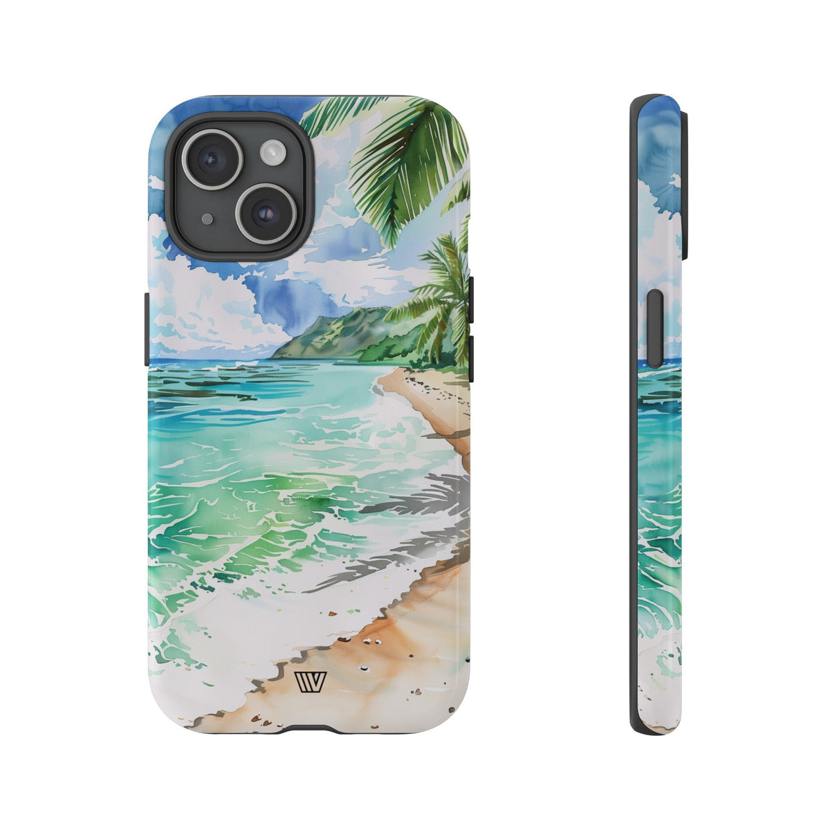 Watercolor Beach Tough Phone Case