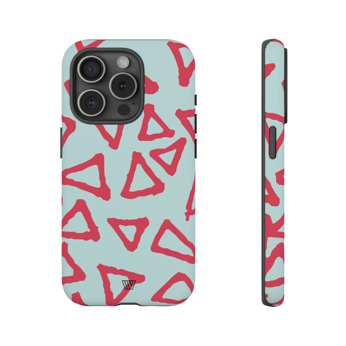 Triangle Doodle Tough Protective Phone Case