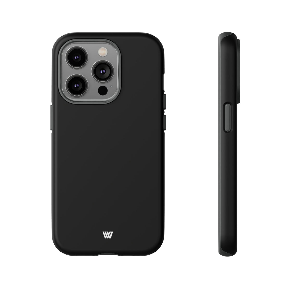 Tough Phone Case Impact Resistant Dual-Layer JET BLACK