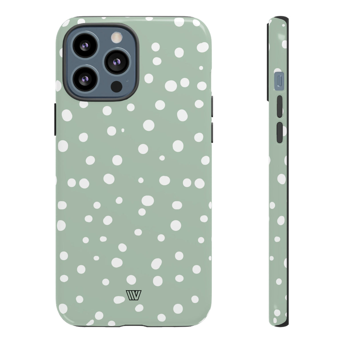 Pastel Green Dots Tough Phone Case
