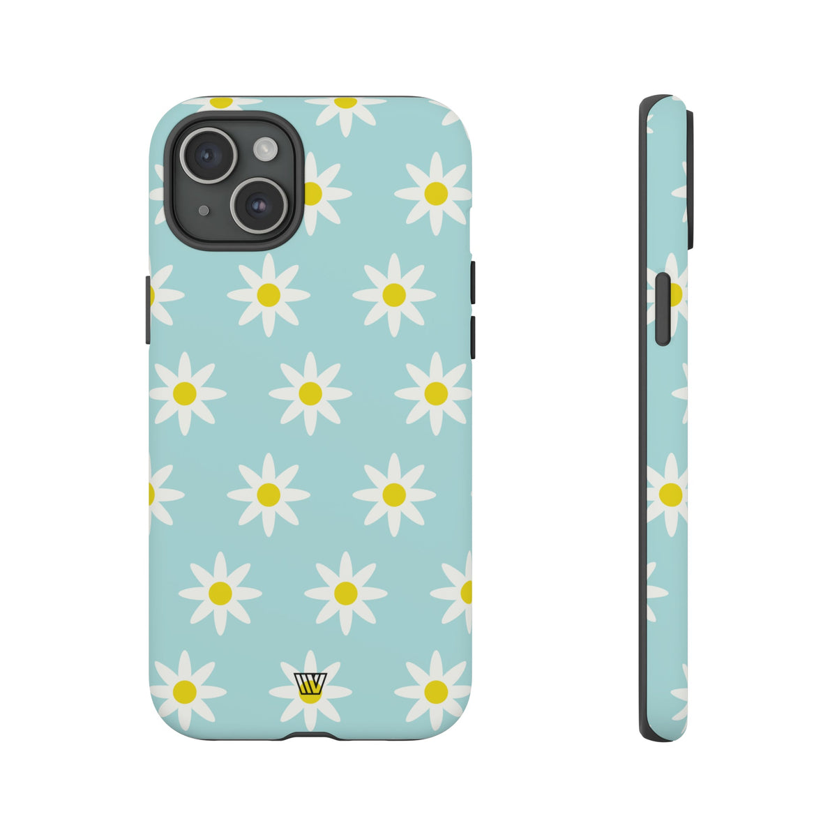 Tough Phone Case Dual Layer Impact Resistant DOODLE DAISY