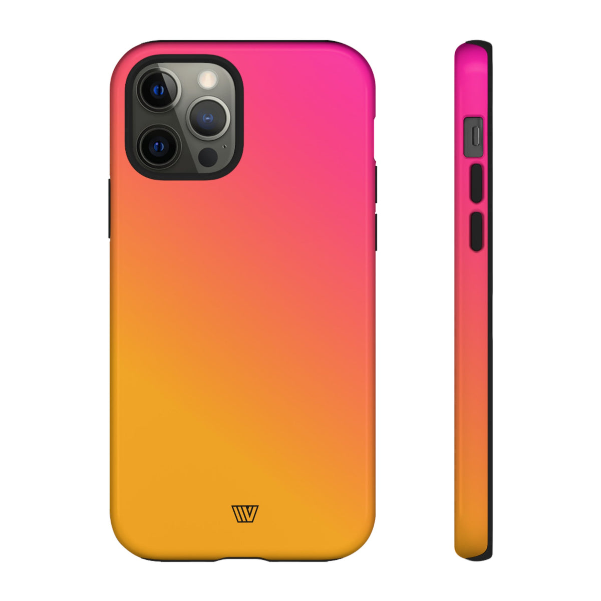 Hot Pink Orange Tough Phone Case