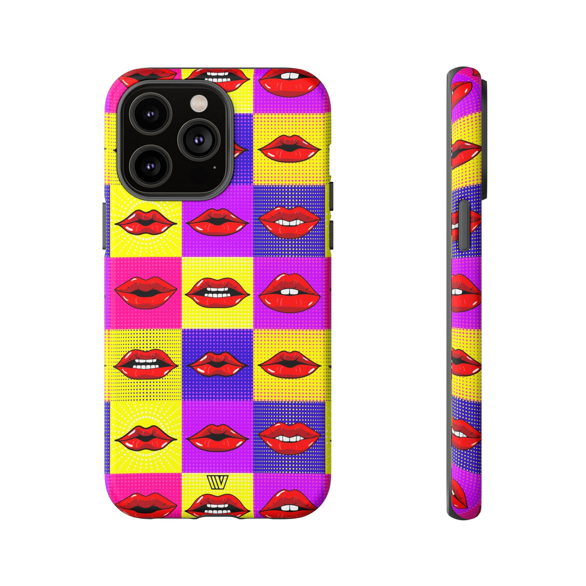 Tough Phone Case Dual-layer Protection POP ART LIPS