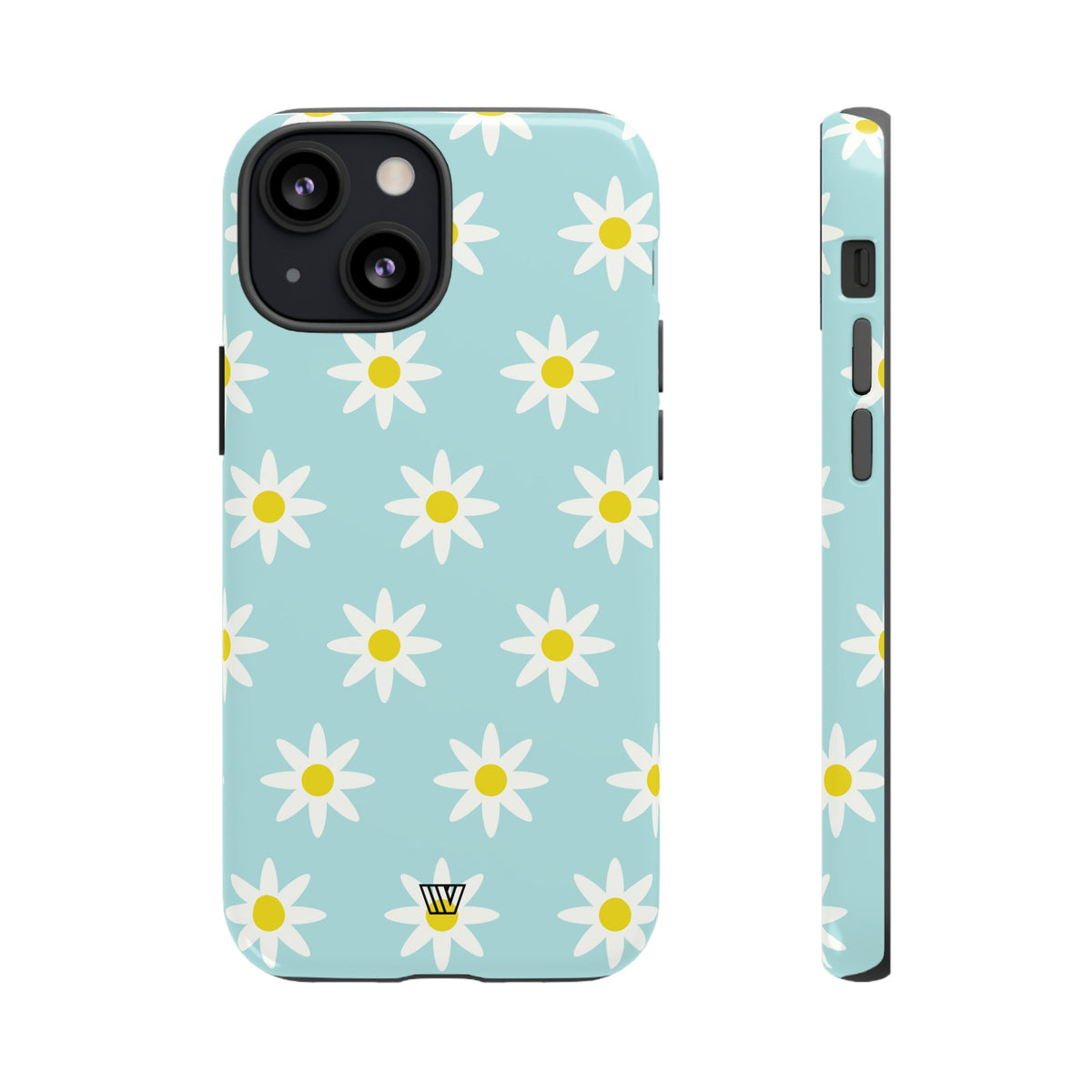 Tough Phone Case Dual Layer Impact Resistant DOODLE DAISY