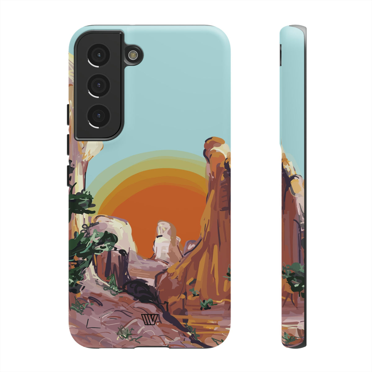 Tough Phone Case 8ft Drop Tested DESERT SUNRISE TROVVVE X EARTH FORMATIONS