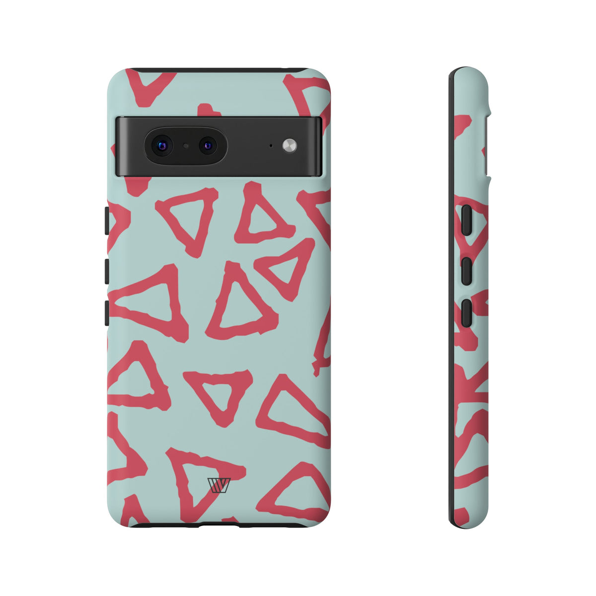 Triangle Doodle Tough Protective Phone Case