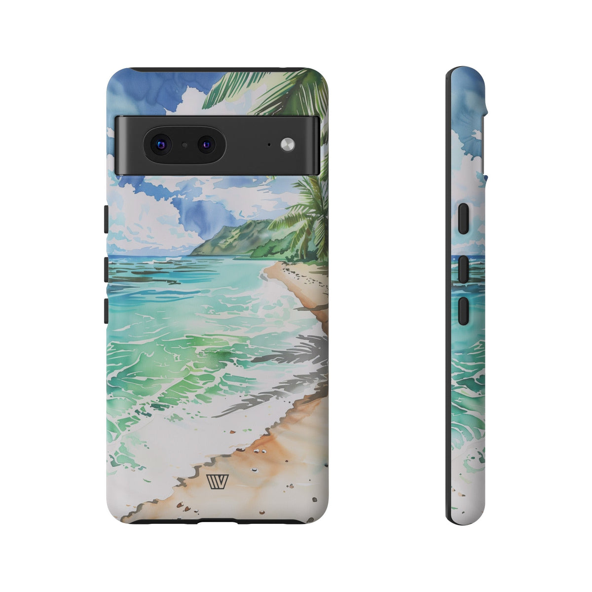 Watercolor Beach Tough Phone Case