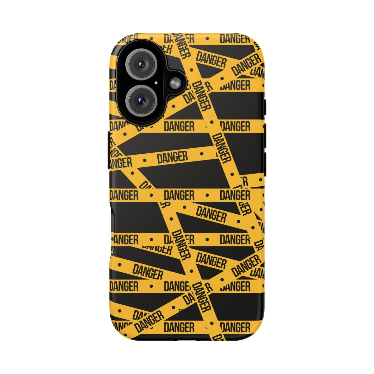 Tough Impact-Resistant Phone Case DANGER TAPE