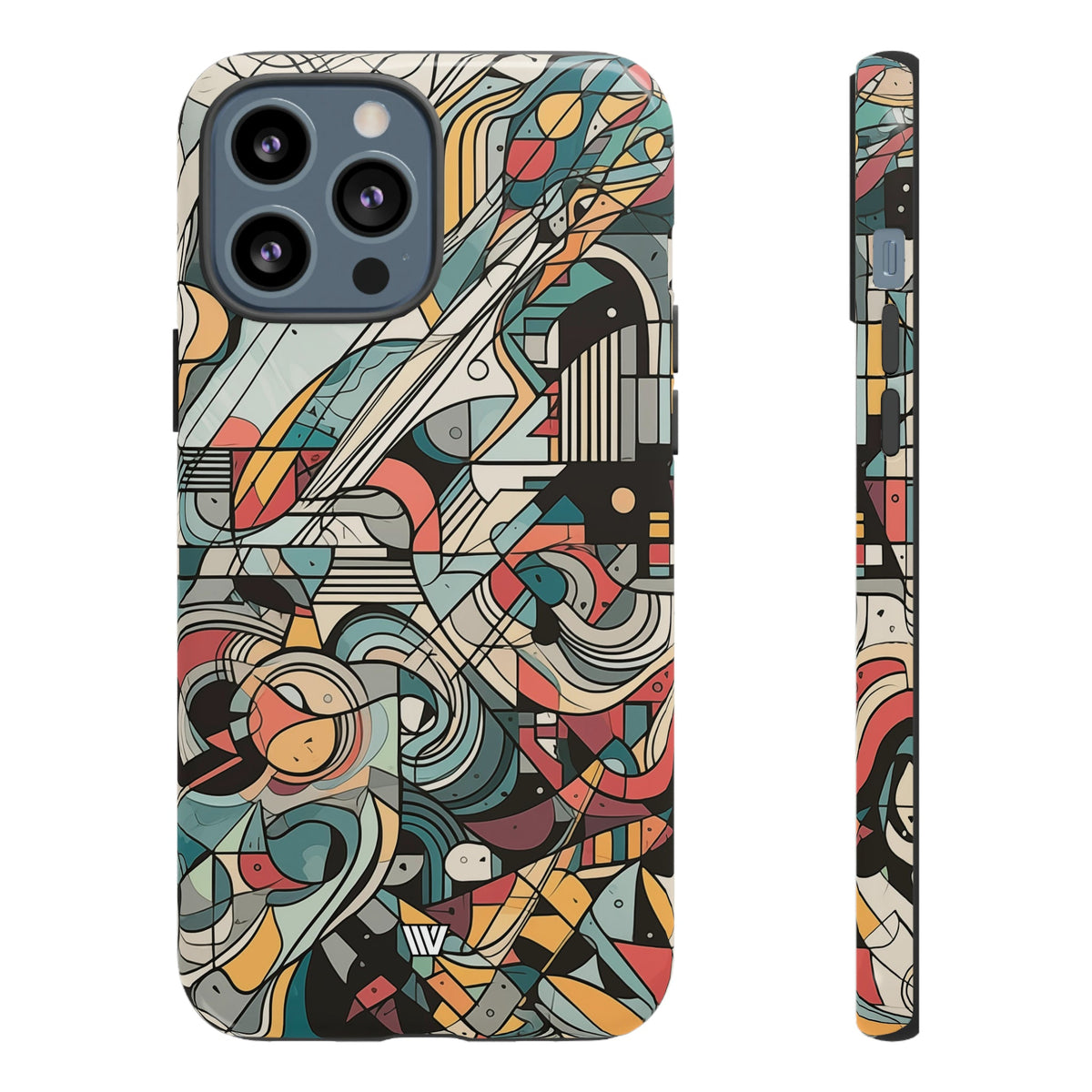 Abstract Doodle #2 Impact-Resistant Tough Phone Case