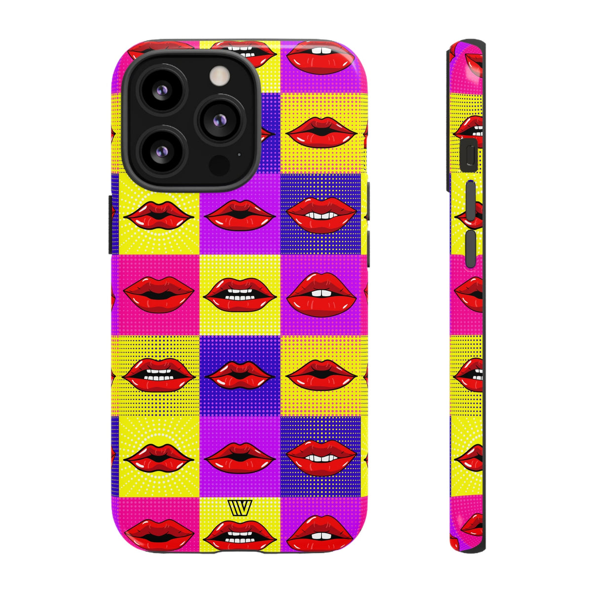 Tough Phone Case Dual-layer Protection POP ART LIPS