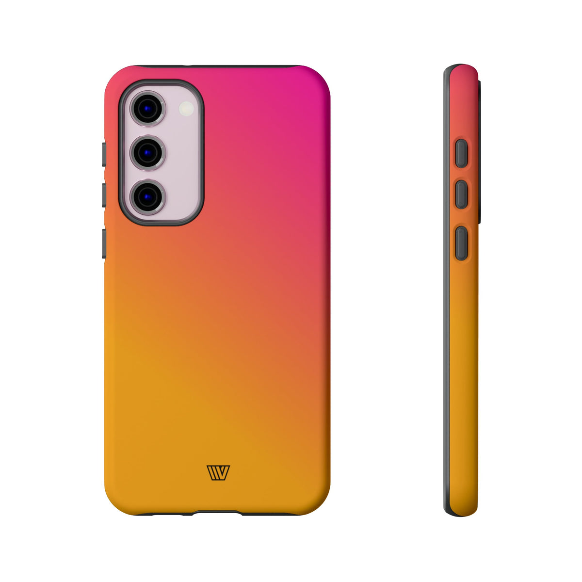 Hot Pink Orange Tough Phone Case
