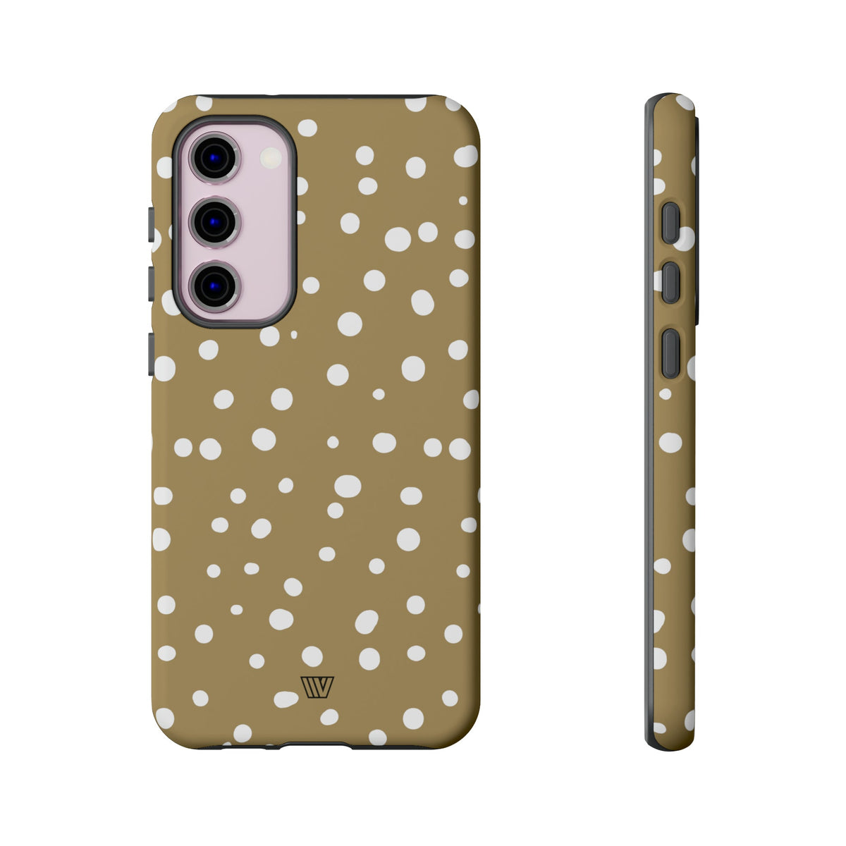 Dark Beige Dots Tough Phone Case