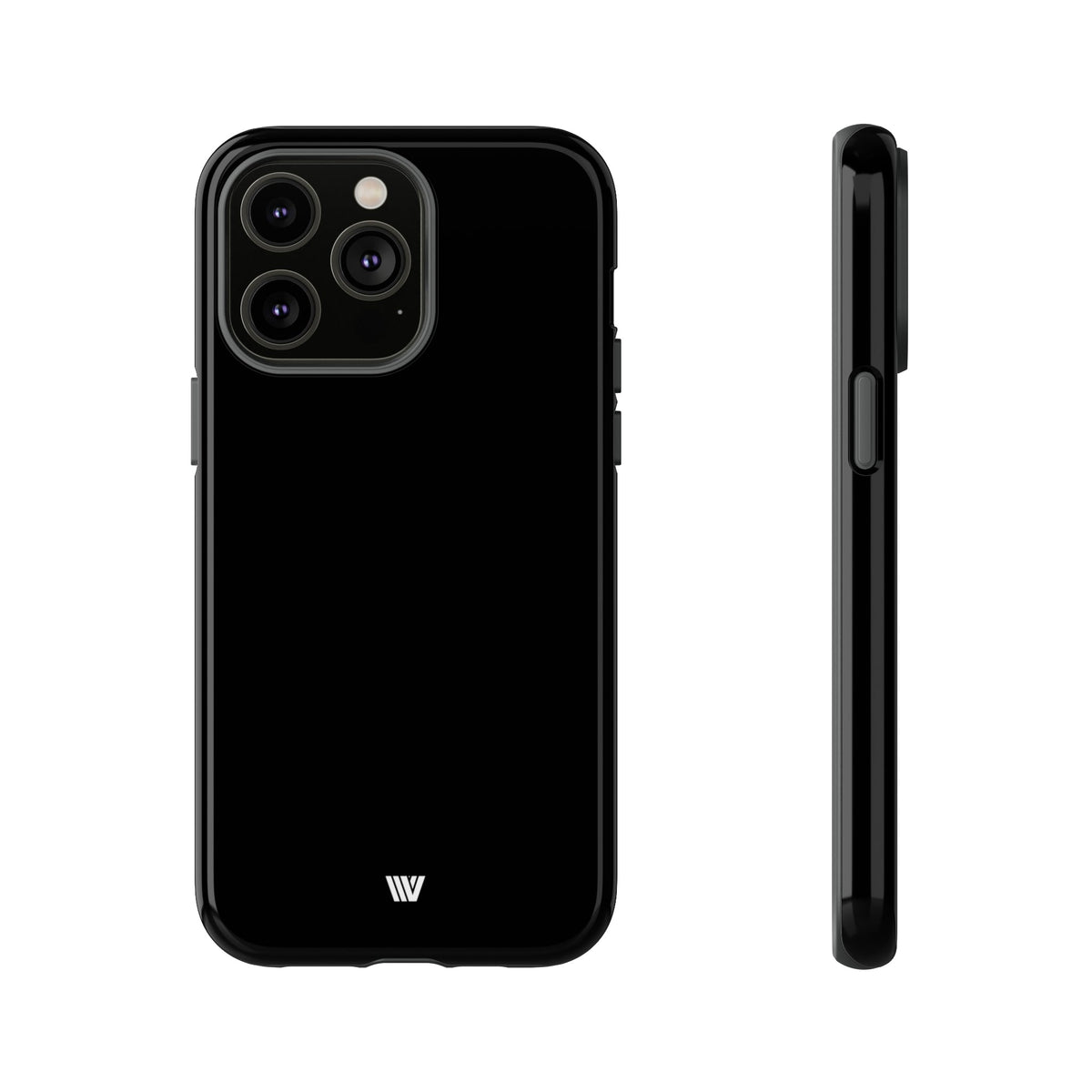 Tough Phone Case Impact Resistant Dual-Layer JET BLACK
