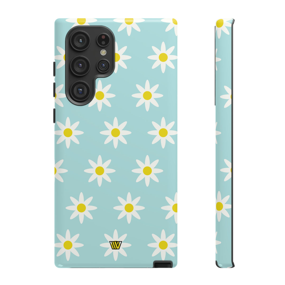 Tough Phone Case Dual Layer Impact Resistant DOODLE DAISY