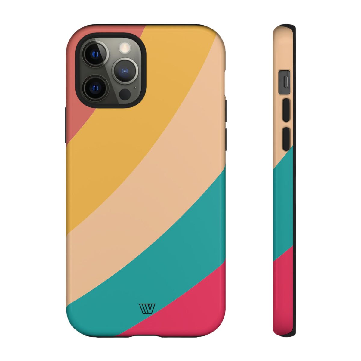 Rainbow Tough Phone Case Durable Impact-Resistant Shell SUMMER BY THE SEA