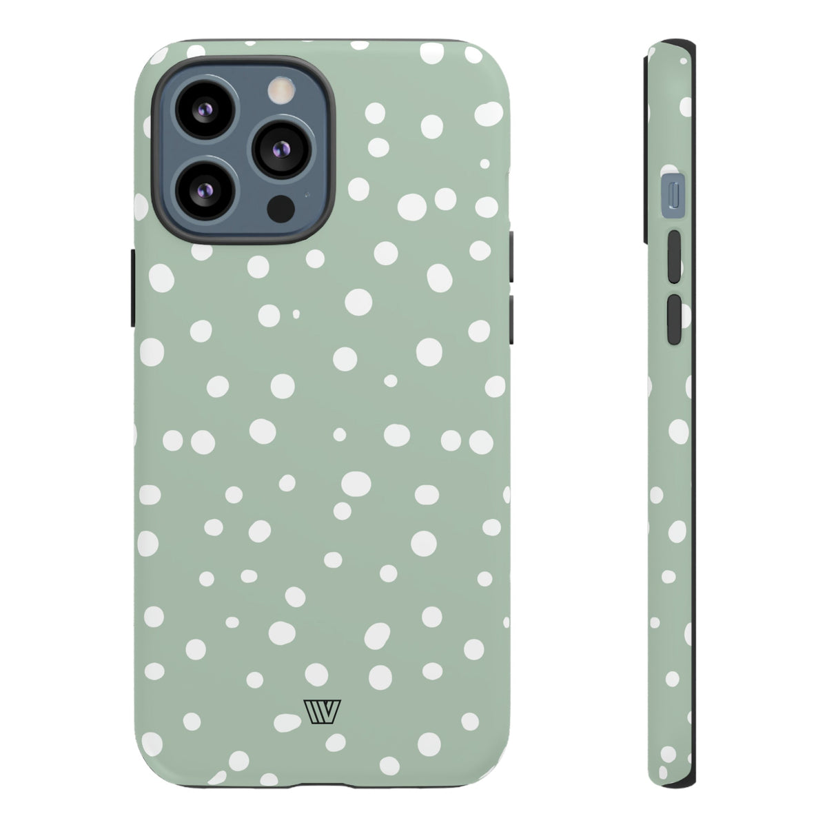 Pastel Green Dots Tough Phone Case