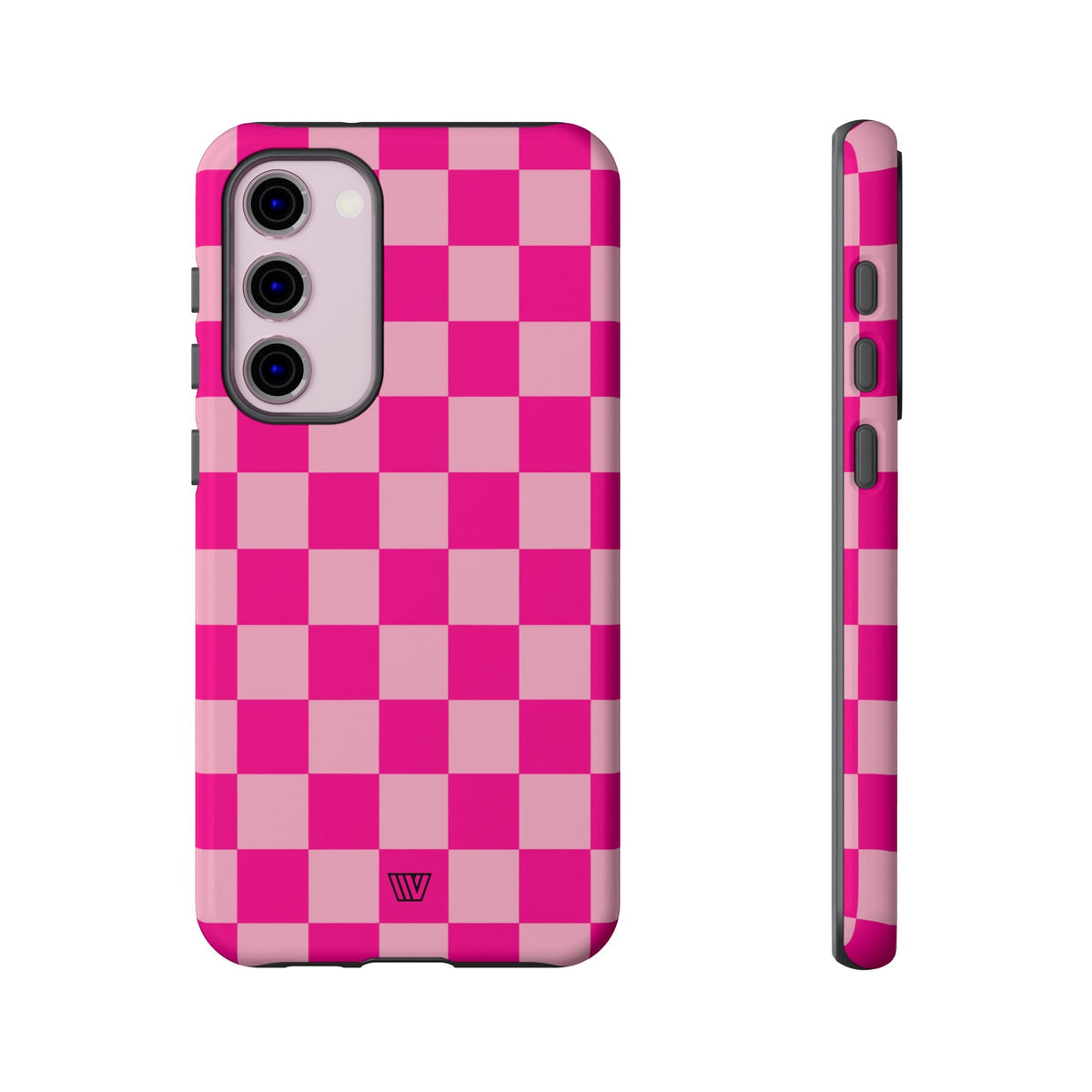 Hot Pink Checkerboard Tough Phone Case Trovvve