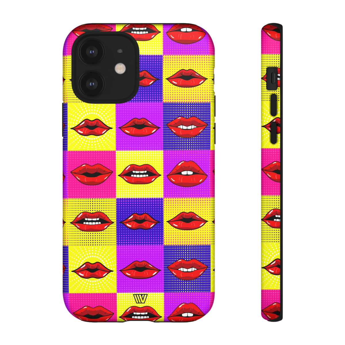 Tough Phone Case Dual-layer Protection POP ART LIPS