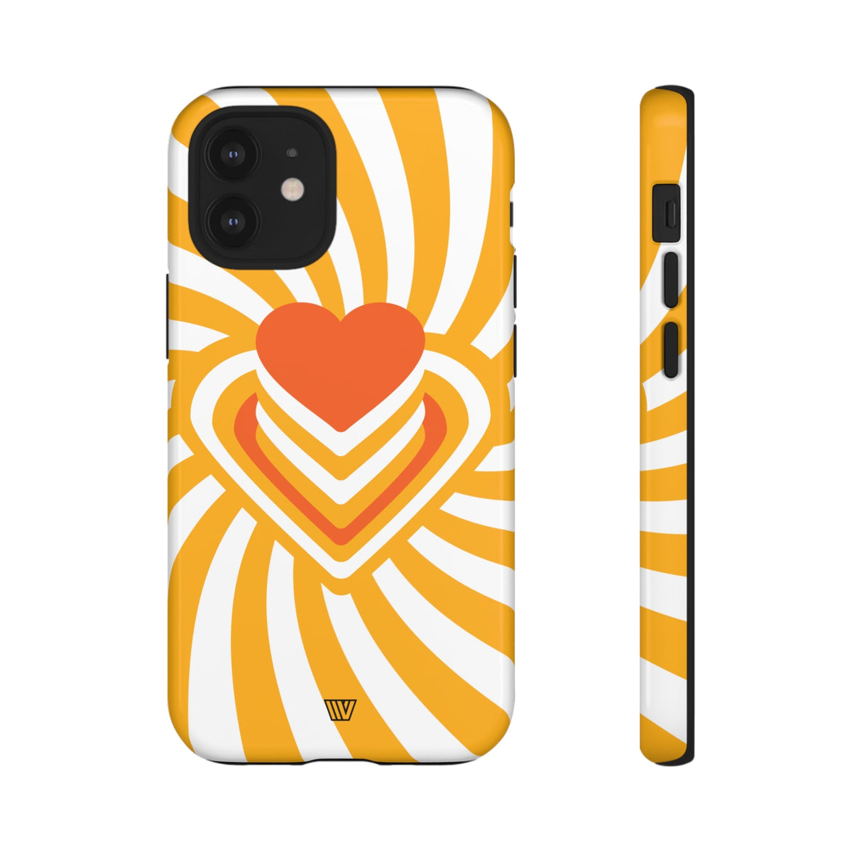 Tough Impact-Resistant Phone Case HEART RAY STACK