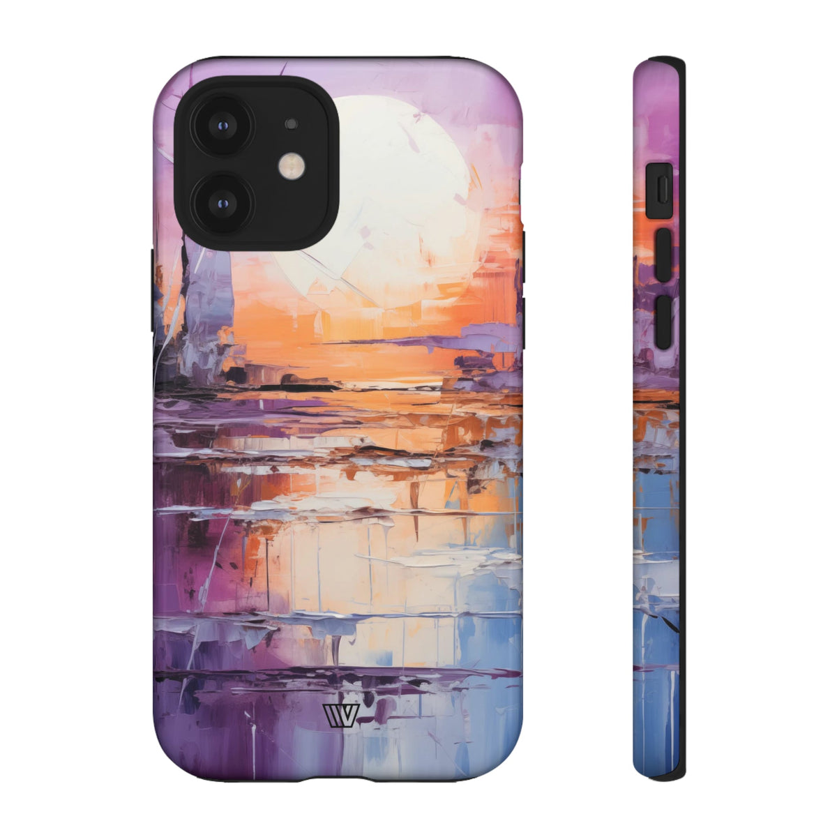Acrylic Sunset Tough Phone Case Dual-Layer Protection