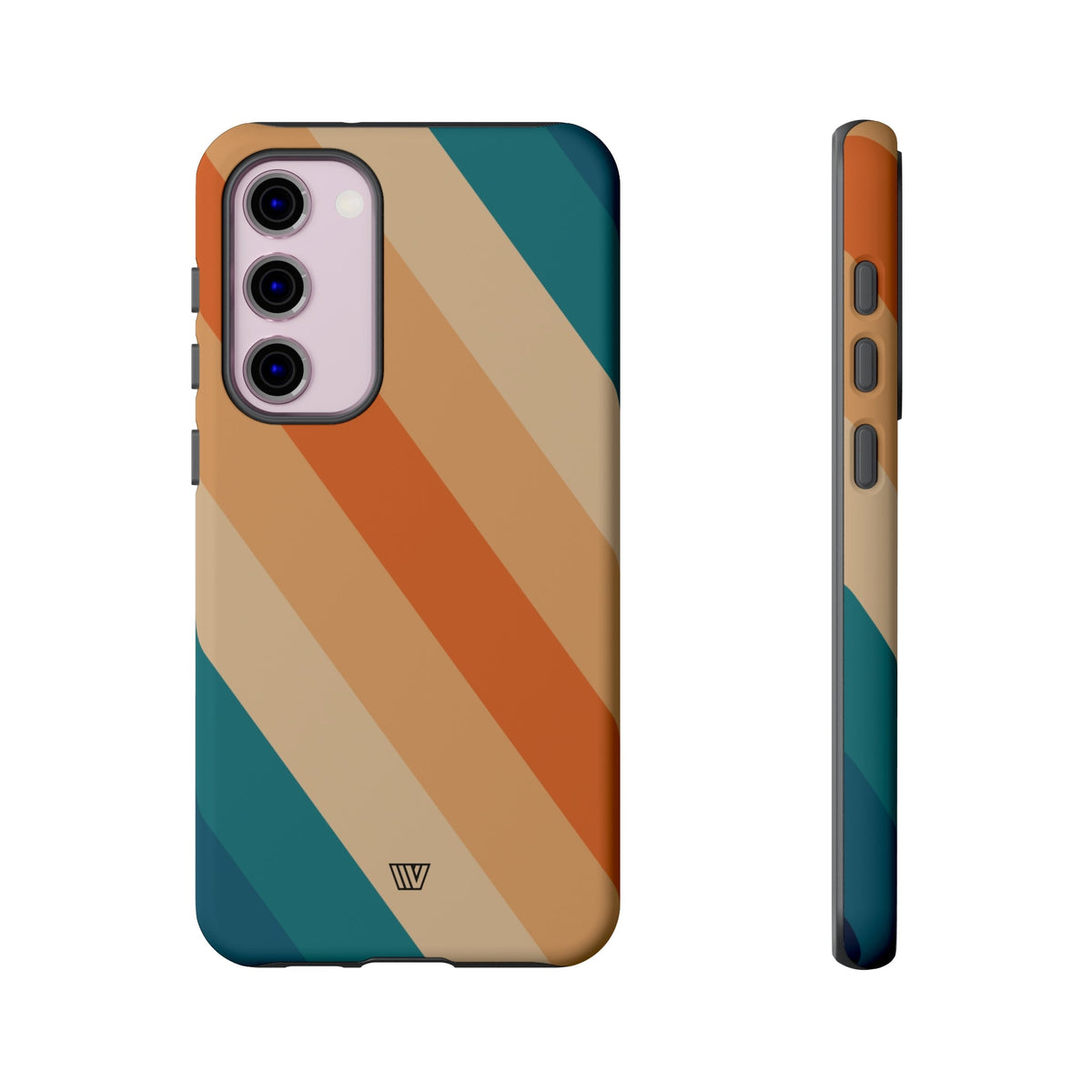 Retro Stripe Tough Phone Case 70s Style