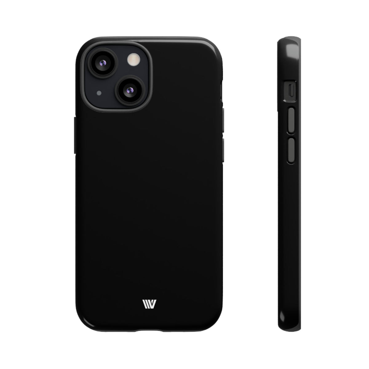 Tough Phone Case Impact Resistant Dual-Layer JET BLACK