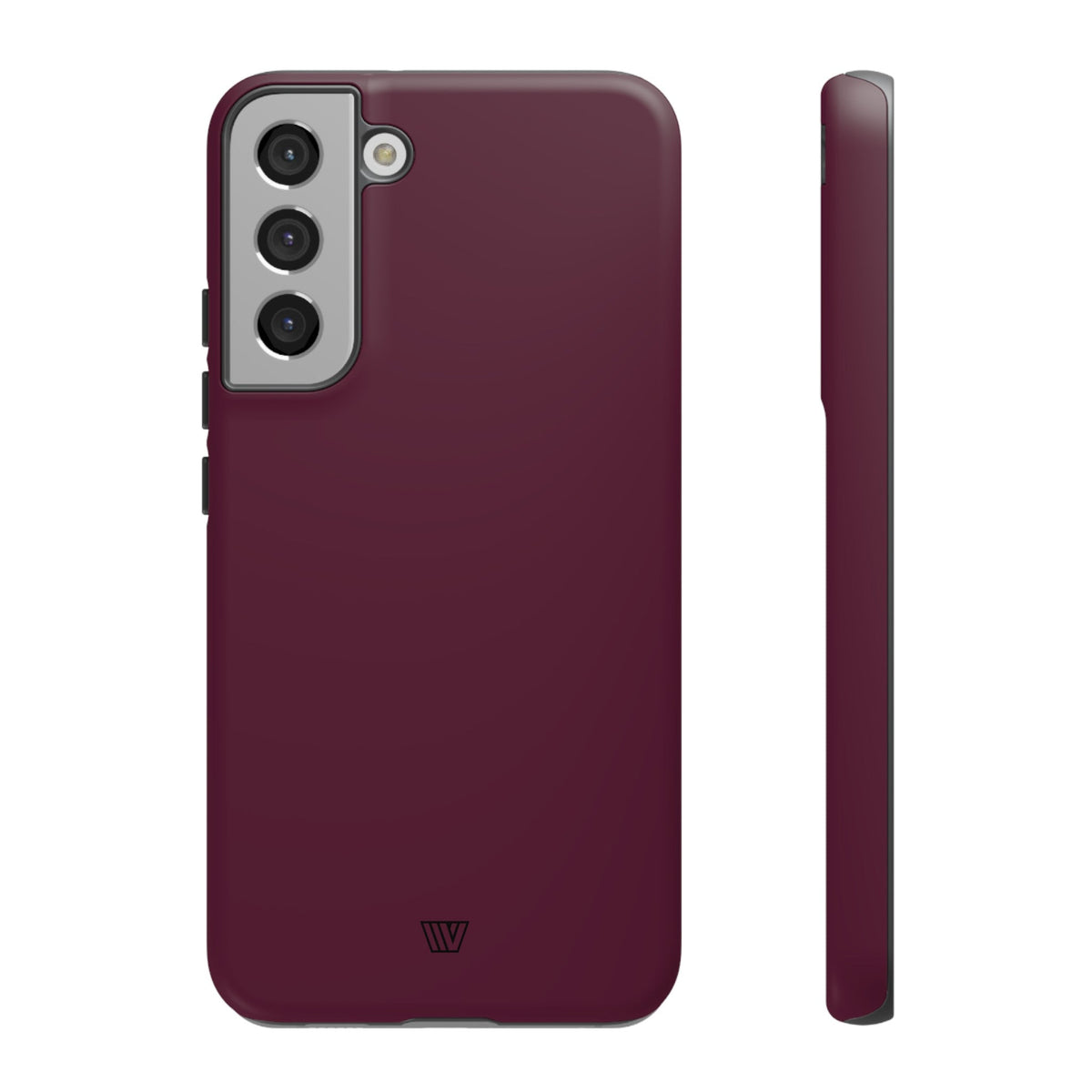 Tough Phone Case Wine Berry Protective Dual-Layer Polycarbonate Shell