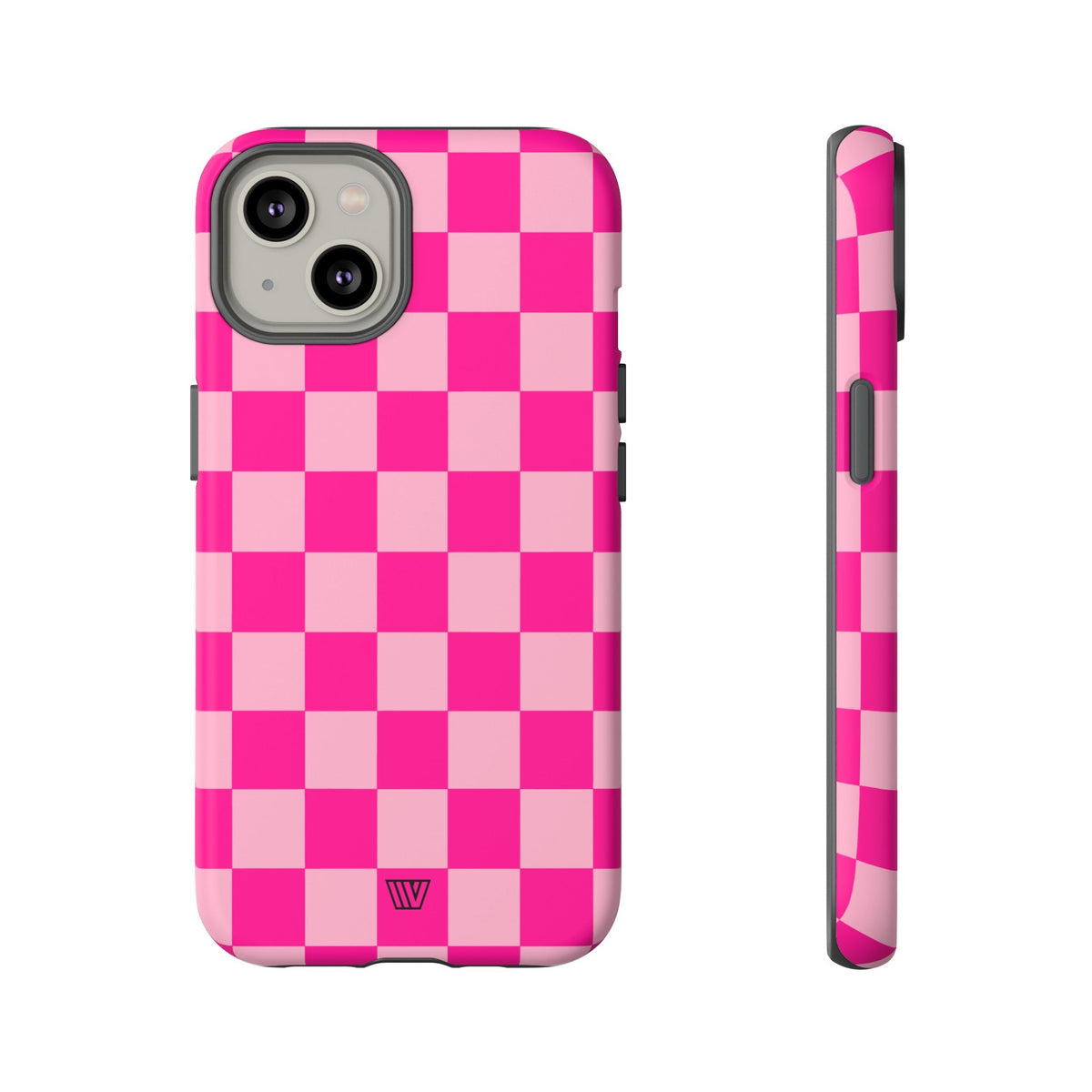 Hot Pink Checkerboard Tough Phone Case Trovvve