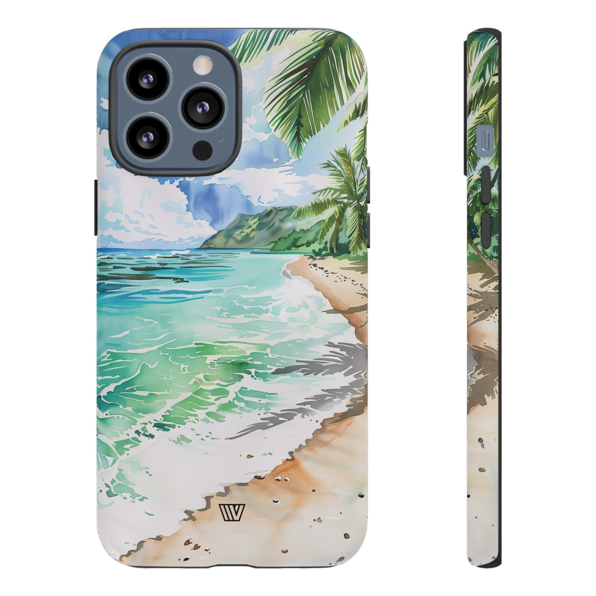 Watercolor Beach Tough Phone Case