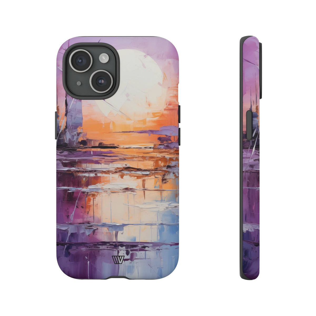 Acrylic Sunset Tough Phone Case Dual-Layer Protection